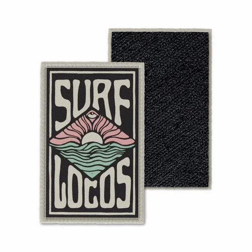 Rectangle Surf Locos Velcro Patch - Custom Phone Wallets Now
