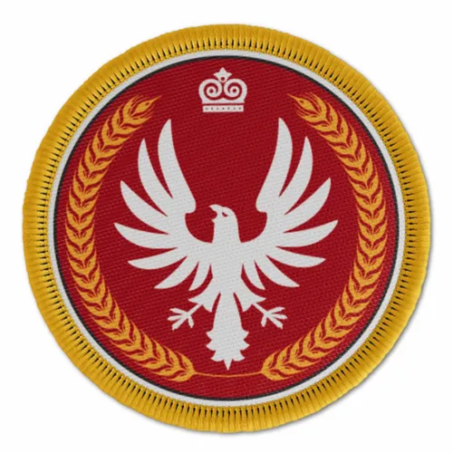 Yello and Red Bird Military Patch - Custom Phone Wallets Now