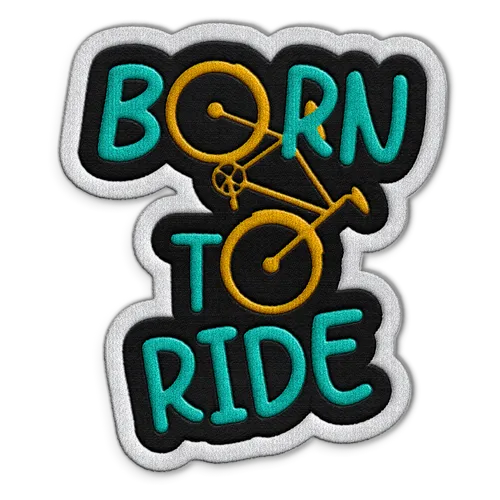 Born To Ride Hat Patch - Custom Phone Wallets Now