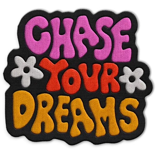 Chase Your Dreams Hat Patch - Custom Phone Wallets Now