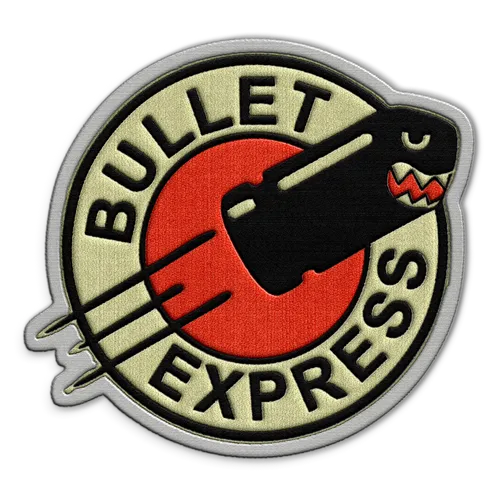 Bullet Express Hat Patch - Custom Phone Wallets Now