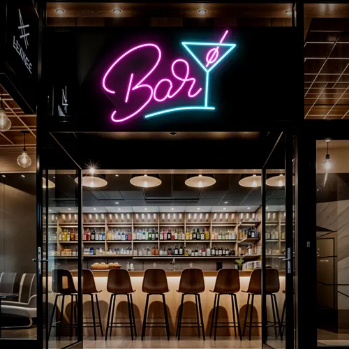 Oh Cocktail Bar Neon Sign - Custom Phone Wallets Now