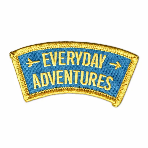 Everyday Adventures Iron On Patch - Custom Phone Wallets Now