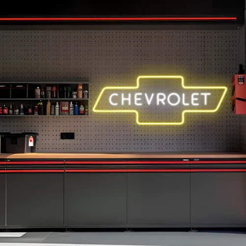 Chevy Neon Signs - Custom Phone Wallets Now