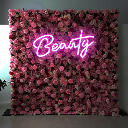 Radiant Beauty Pink Neon Sign - Custom Phone Wallets Now