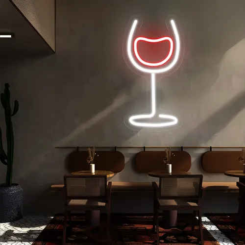 Aura Glass Neon Signs - Custom Phone Wallets Now