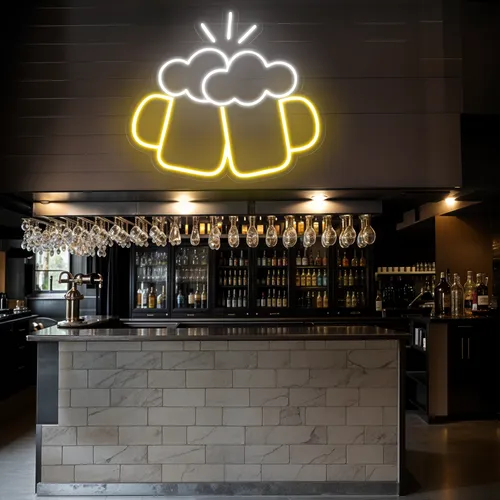 Chill Glass Neon Sign - Custom Phone Wallets Now