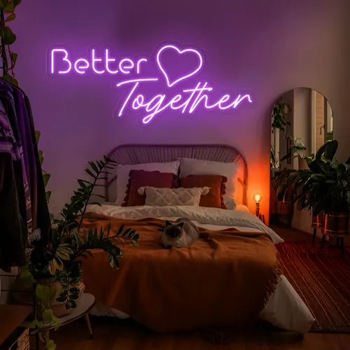 Better Together Neon Signs - Custom Phone Wallets Now