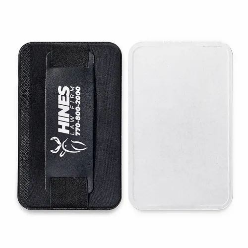 Leather Phone Wallet with Hand Grip - Custom Phone Wallets Now
