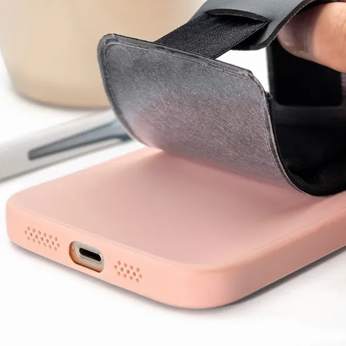 Leather Phone Wallet with Hand Grip - Custom Phone Wallets Now