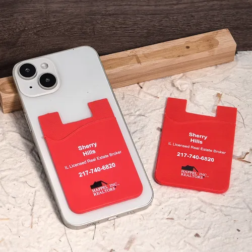 Silicone Phone Wallet Card Holder - Custom Phone Wallets Now