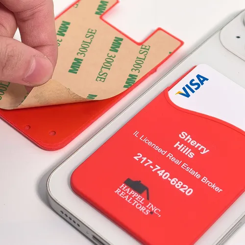 Silicone Phone Wallet Card Holder - Custom Phone Wallets Now
