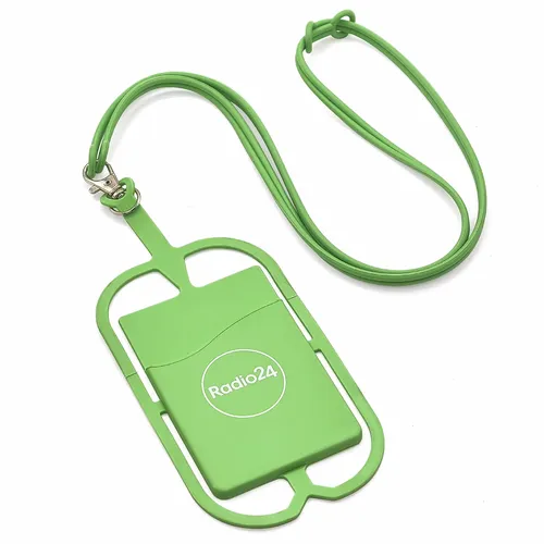 Lanyard Silicone Phone Wallet Holder - Custom Phone Wallets Now