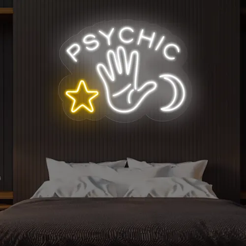 Psychic Neon Signs - Custom Phone Wallets Now