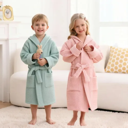 Custom Kids Waffle Robes - Custom Phone Wallets Now