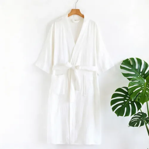 4 Layer Gauze Cotton Bathrobes - Custom Phone Wallets Now