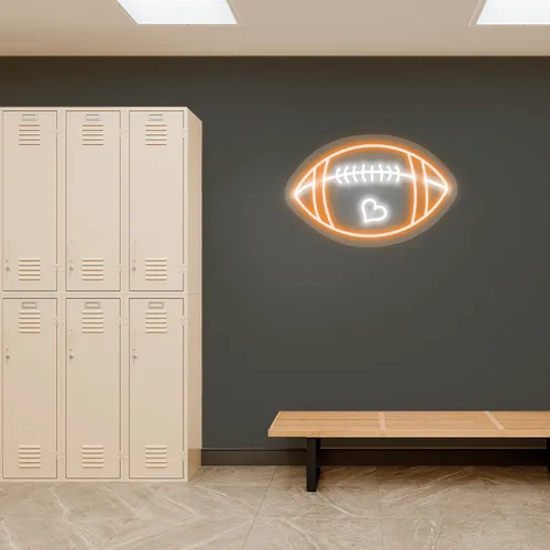 Custom Football Neon Signs - Custom Phone Wallets Now