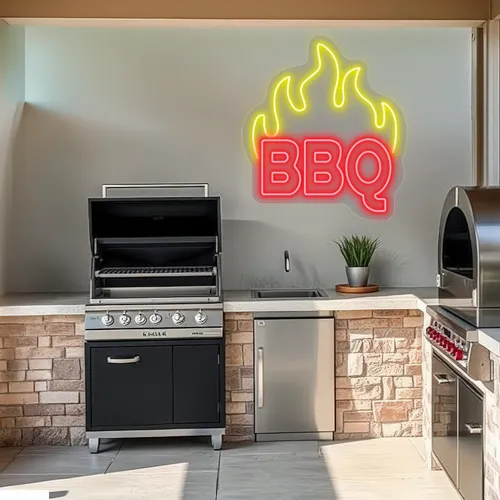 Custom Neon Barbecue Signs - Custom Phone Wallets Now