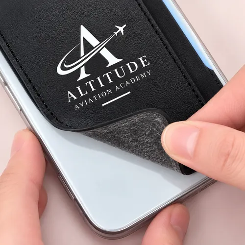 Leather Phone Wallet with Side Slit - Custom Phone Wallets Now