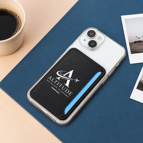 Leather Phone Wallet with Side Slit - Custom Phone Wallets Now
