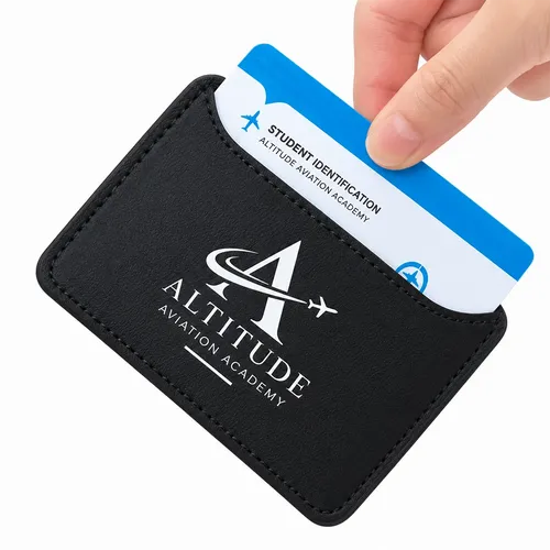 Leather Phone Wallet with Side Slit - Custom Phone Wallets Now