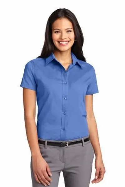 Port Authority Women's Short Sleeve Easy Care Shirt. L508 - Custom Phone Wallets Now