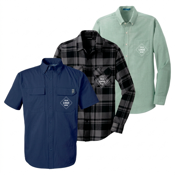 Woven Shirts - Custom Phone Wallets Now