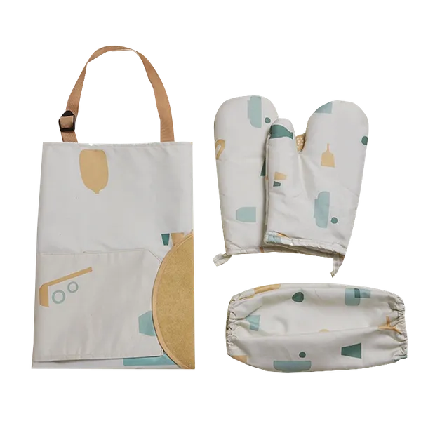 Striped Three-Piece Apron - Custom Phone Wallets Now