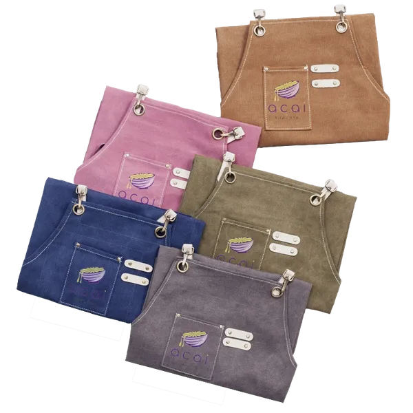 Denim Hairdressing Apron - Custom Phone Wallets Now