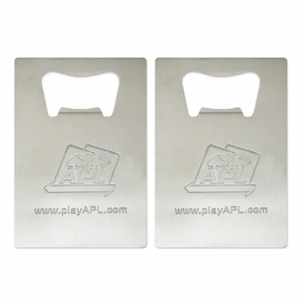 Standard Card Shape Bottle Opener - Custom Phone Wallets Now