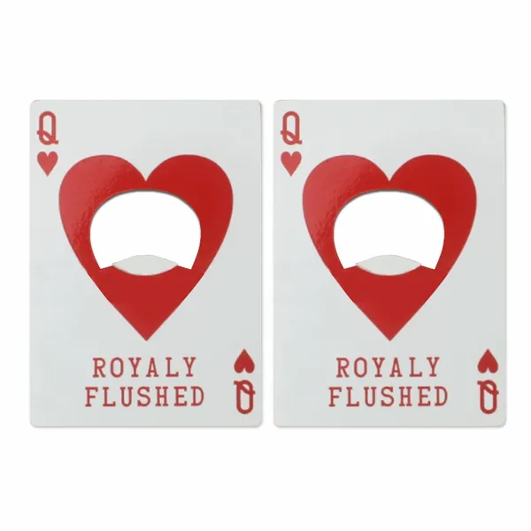 Queen of Hearts Bottle Opener - Custom Phone Wallets Now