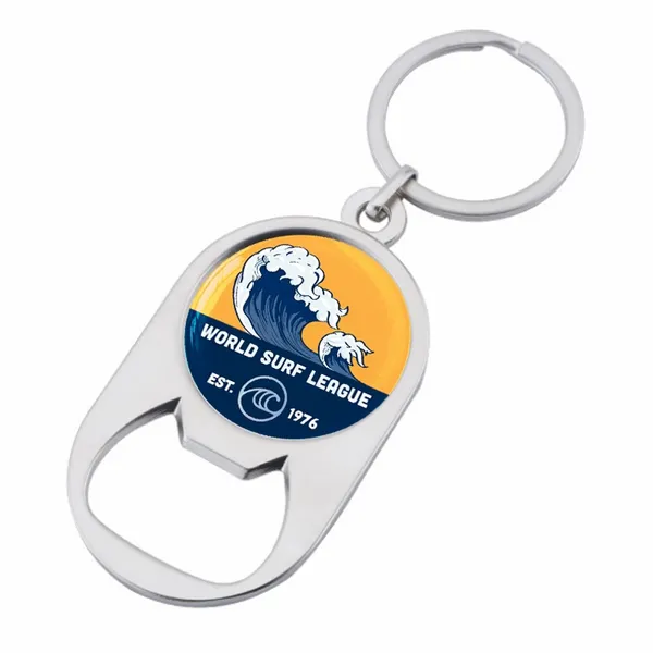 Multiuse Alloy Bottle Opener Keychain - Custom Phone Wallets Now
