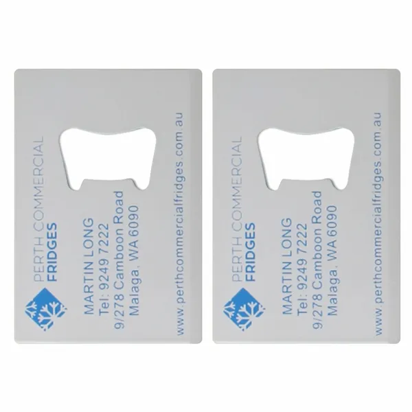 Color Filled Card Bottle Opener - Custom Phone Wallets Now