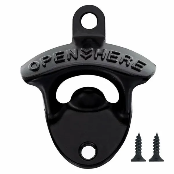 Black Bottle Opener - Custom Phone Wallets Now