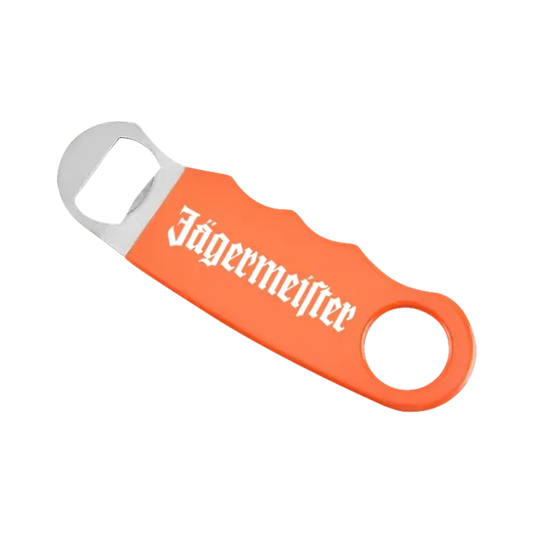 Orange Hand Grip Flat Bottle Opener - Custom Phone Wallets Now