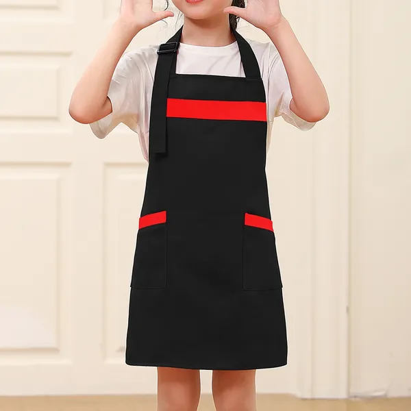 Kids Tiny Cotton Neck Strap Apron - Custom Phone Wallets Now