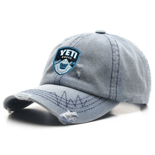 Modern Tattered Denim Cap - Custom Phone Wallets Now