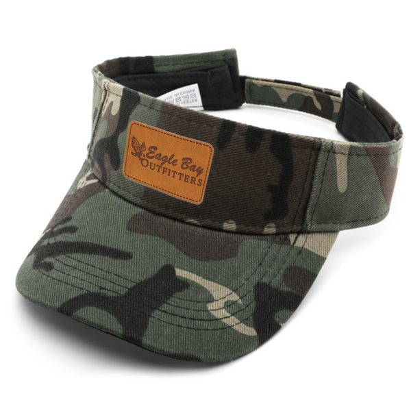 Unisex Polyester Camouflage Visor - Custom Phone Wallets Now