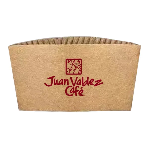 Corrugated Coffee Cup Sleeve - Custom Phone Wallets Now