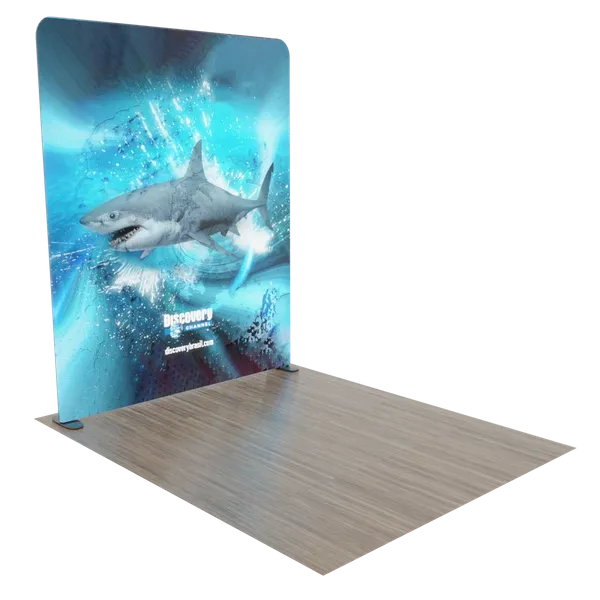 Custom Backlit Trade Show Display Tension Fabric 8' x 8' - Custom Phone Wallets Now