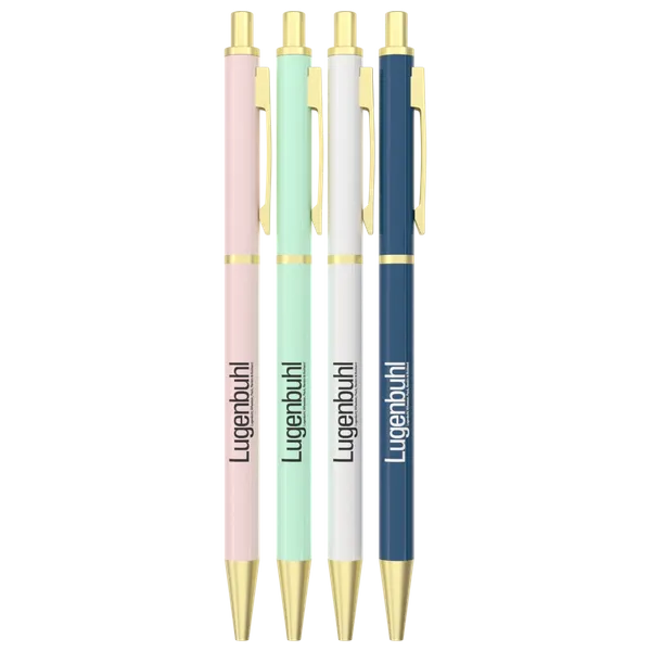 Pastel Retractable Metal Ball Pen