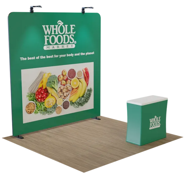 10' x 8' Straight Zip Up Display - Custom Phone Wallets Now