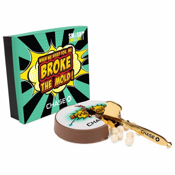 Smash Chocolate Cake w/ Birthday Cake Bites & Color Topper - Custom Phone Wallets Now