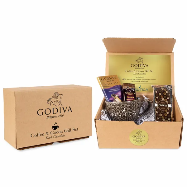 Godiva Coffee and Cocoa Gift Set - Dark Chocolate - Custom Phone Wallets Now