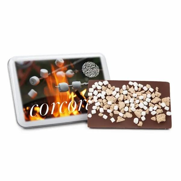 One of a Kind Tin with S'mores Bark - Custom Phone Wallets Now