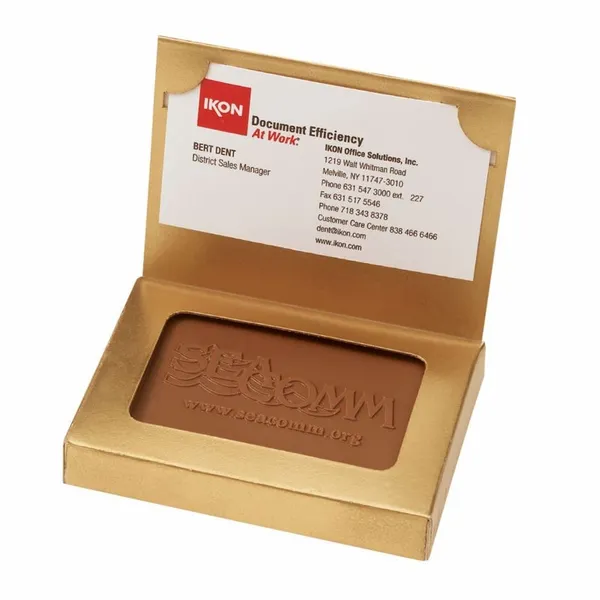 Custom Chocolate Cookies - Cookie Business Card Box - Custom Phone Wallets Now