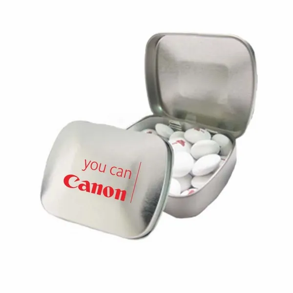 Domed Tin-Imprinted Chocolate Buttons - Custom Phone Wallets Now