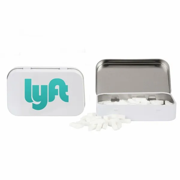 Rectangular Tin with Car Shaped Mints - Custom Phone Wallets Now