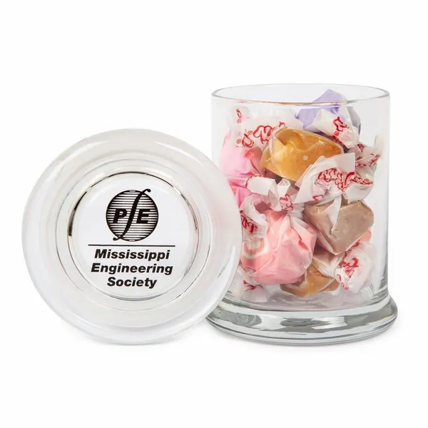 Glass Gourmet Jar - Salt Water Taffy - Custom Phone Wallets Now