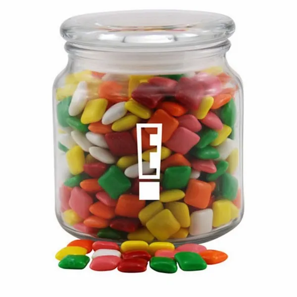 Jar with Mini Chicklets Gum - SG400 - Custom Phone Wallets Now
